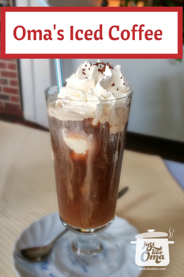 German-style Iced Coffee - such an easy and delicious dessert.