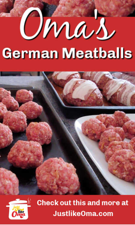 Learn how to make German Meatballs just like my Mutti did!