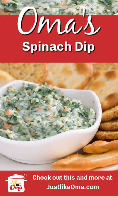 How to make spinach dip just like Oma.