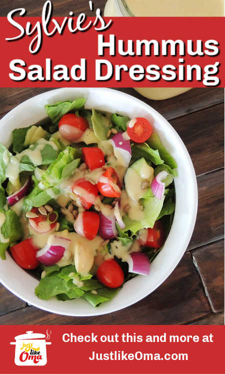 If you love hummus, then you’ll love this creamy hummus salad dressing recipe! It is so good!