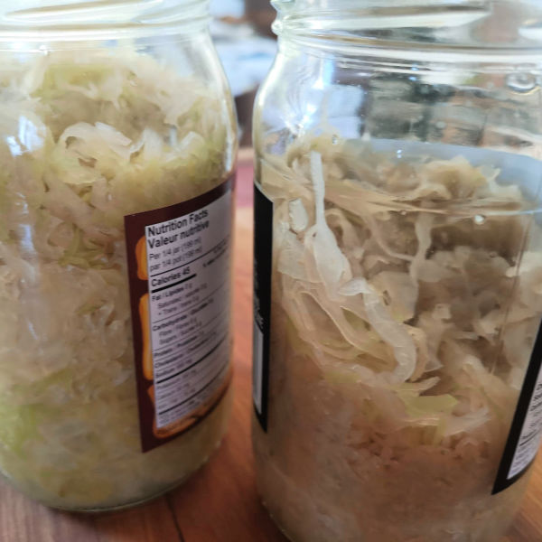 Compare sauerkraut brands to find the one you like best and then make this dish.