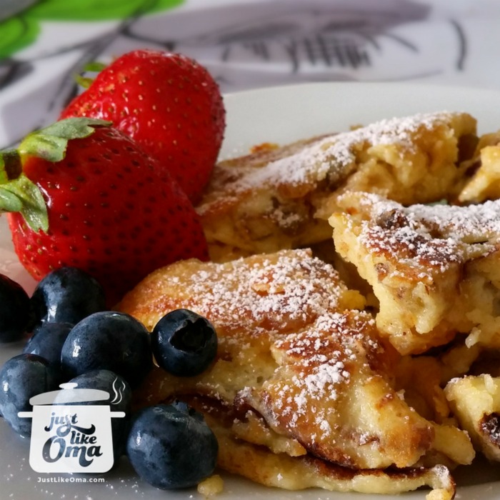 Kaiserschmarrn! Now, this would be such a lovely breakfast surprise! Everyone LOVES Kaiserschmarrn. Kaiserschmarrn for surprise breakfast in bed!