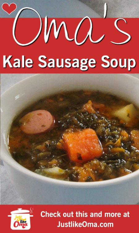 Delicious and healthy Kale and Sausage soup