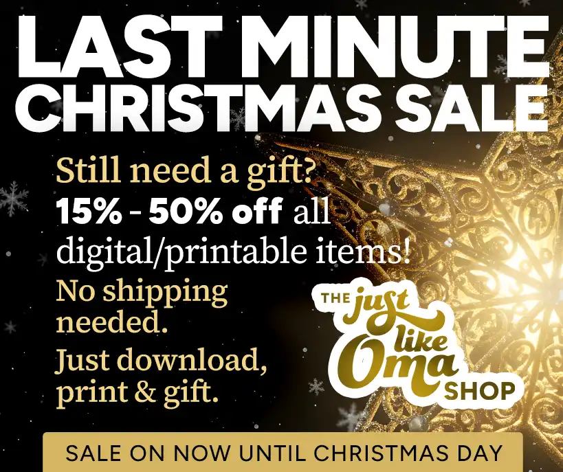 Last Minute Christmas Sale