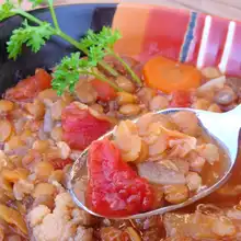 Lentil Soup (Linsensuppe)