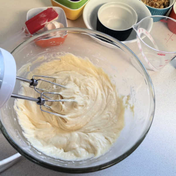 Make the dough for the German coffee cake