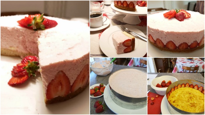 Super impressive and super easy! Strawberry Cream Torte.