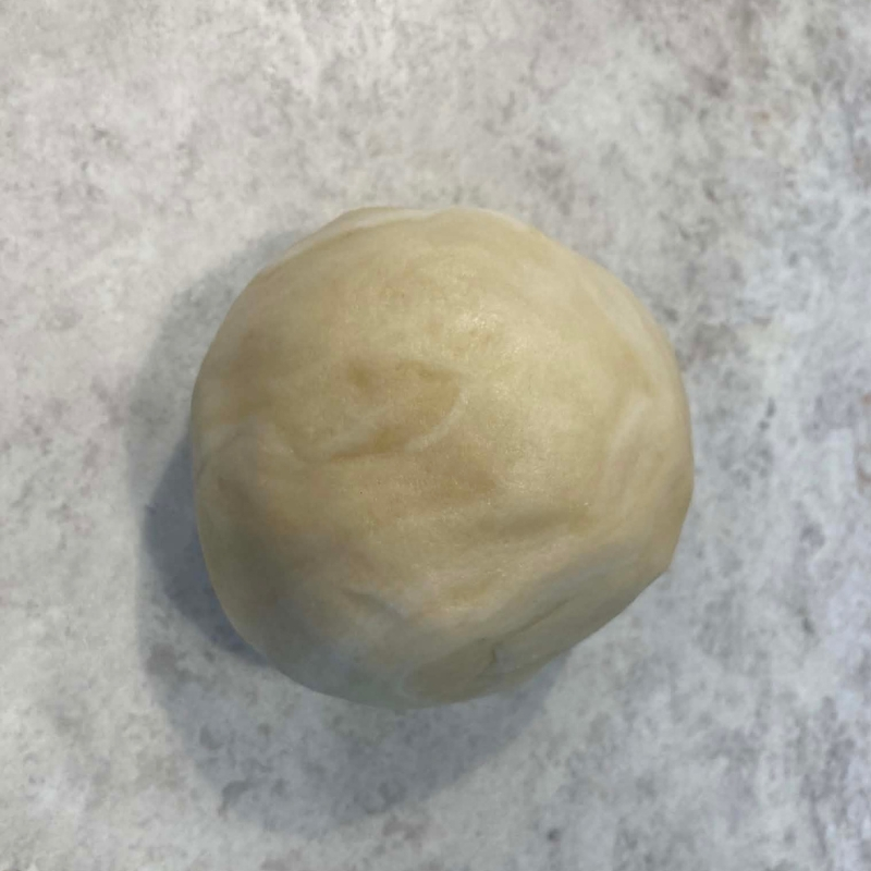 Form into a smooth ball German Marzipan Potatoes Step 4