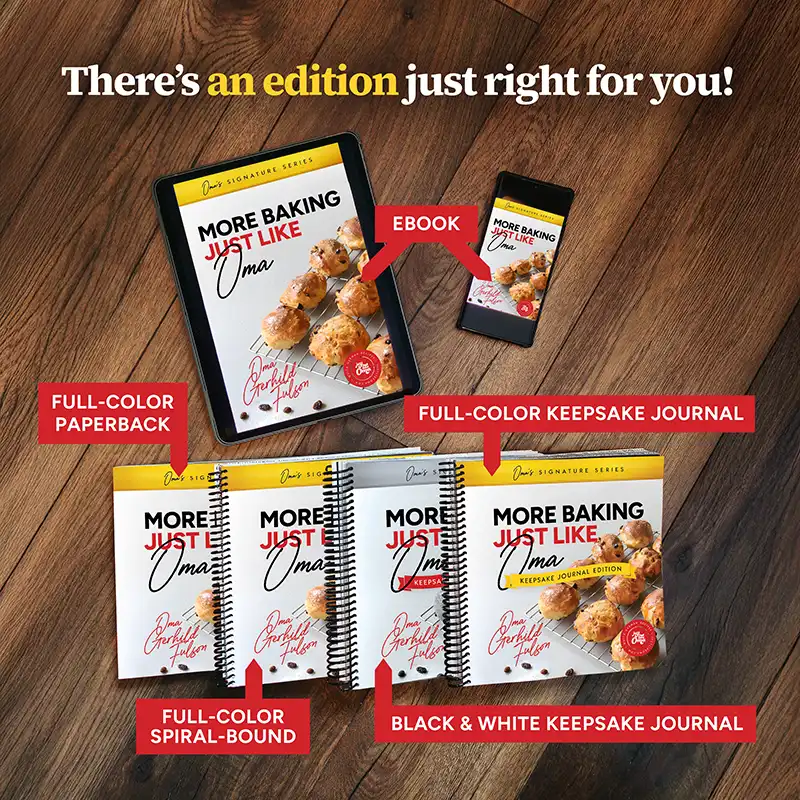 More Baking Just Like Oma series of books! More Baking Just Like Oma series of books!
