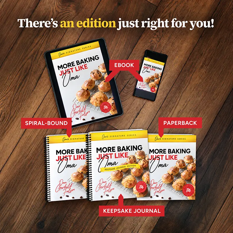 More Baking Just Like Oma - All Editions More Baking Just Like Oma - All Editions