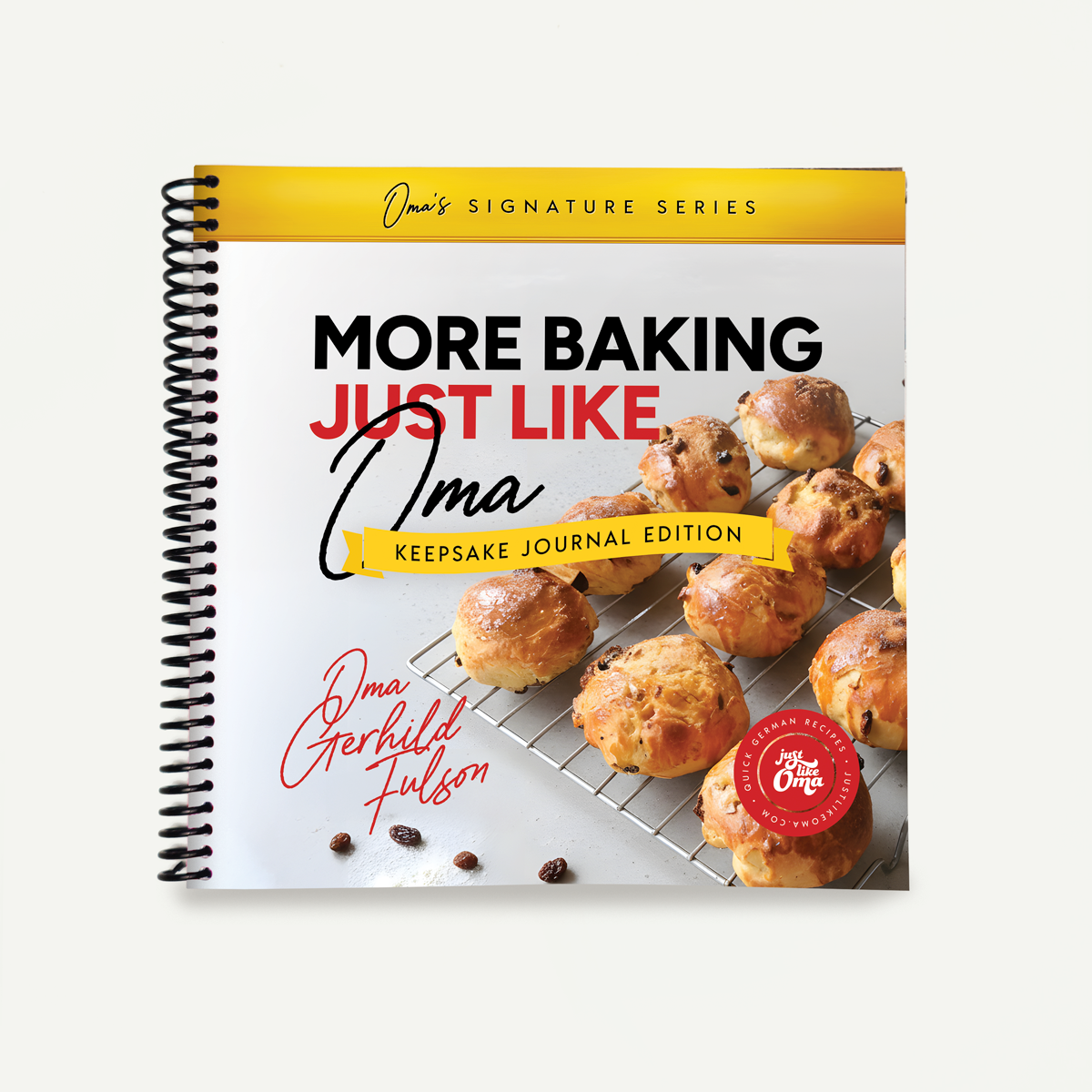 MORE Baking Just Like Oma cookbook
