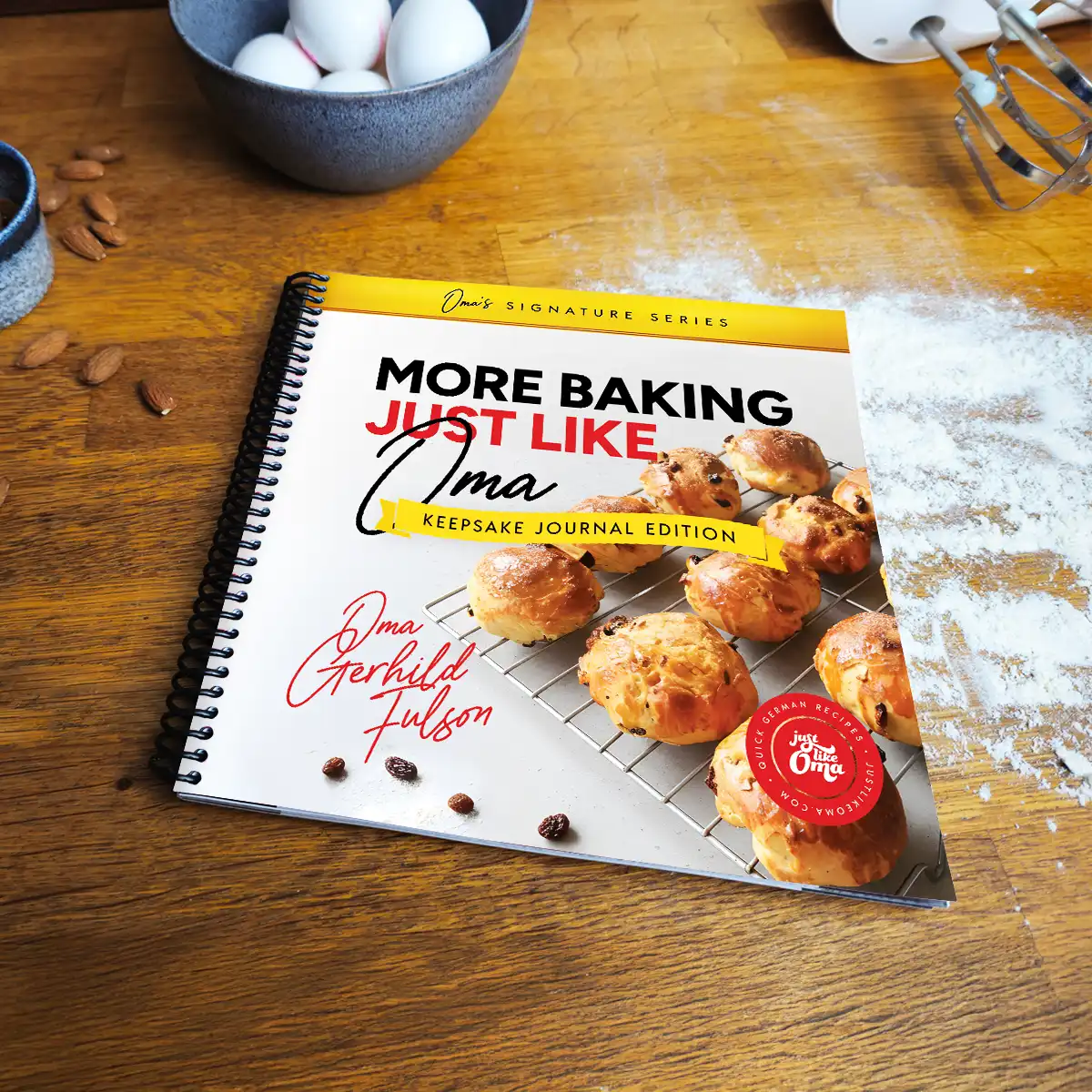 MORE Baking Just Like Oma cookbook MORE Baking Just Like Oma cookbook