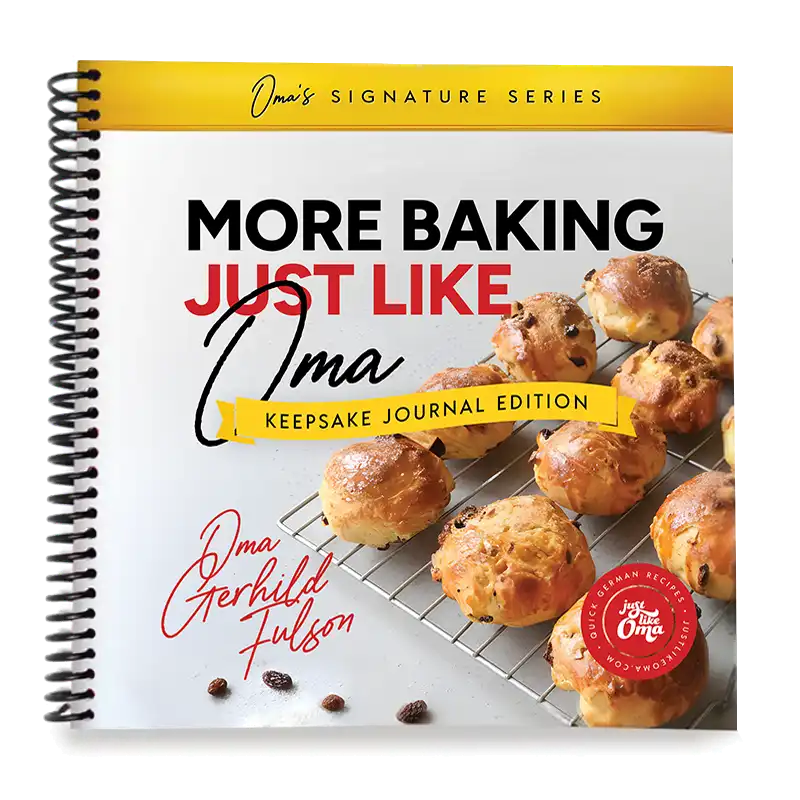 More Baking Just Like Oma Cookbook - Spiral Keepsake Journal More Baking Just Like Oma Cookbook - Spiral Keepsake Journal