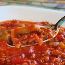 Tex-Mex No Bean Chili (Chili ohne Bohnen)