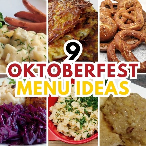 Oktoberfest Menu Ideas Collage