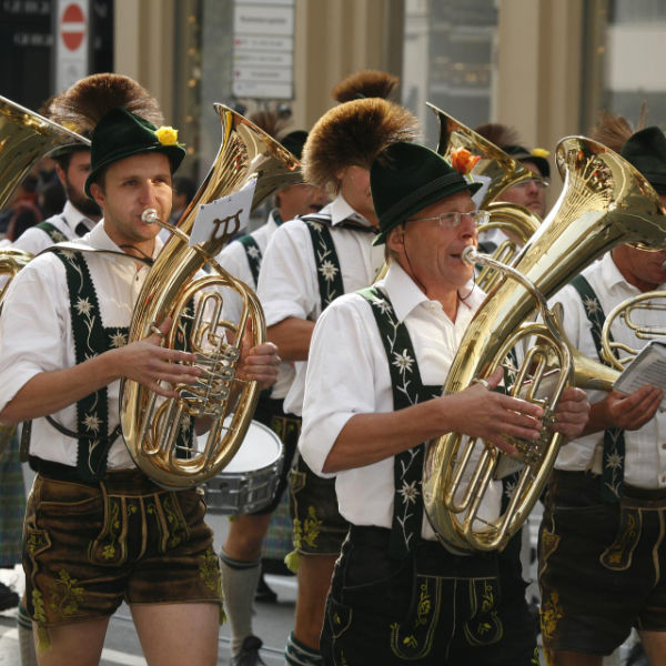 Oktoberfest parade in Munich Germany Oktoberfest parade in Munich Germany