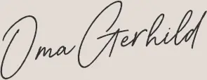 Oma Gerhild signature