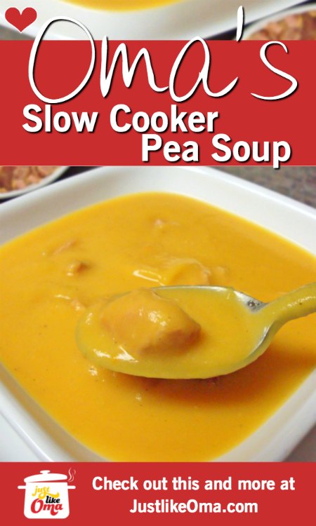 German Split Pea Soup Made With Ham So Easy In The Slow Cooker German Split Pea Soup Made With Ham So Easy In The Slow Cooker