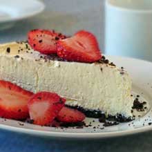 No Bake Lemon Cheesecake (Zitronen-Käsekuchen ohne Backen)