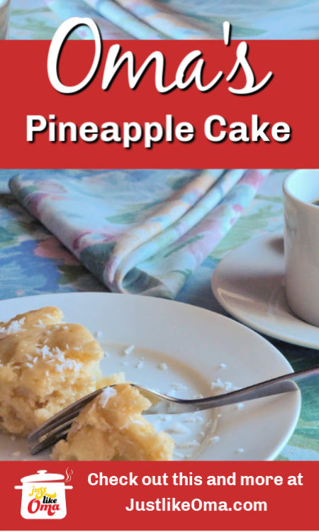 Try this German pineapple cake when you're in a hurry. Quick and easy to make, and, most importantly, it's delicious!