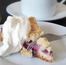 Plum Cake (no yeast) (Streusel Pflaumenkuchen)
