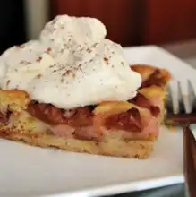 Plum Cake (double crust) (Zwetschgenkuchen)