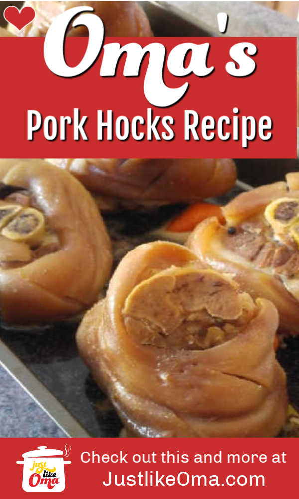 Oma's Schweinshaxe How to make Pork Hocks