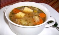 German Potato and Cabbage Soup made Just like Oma