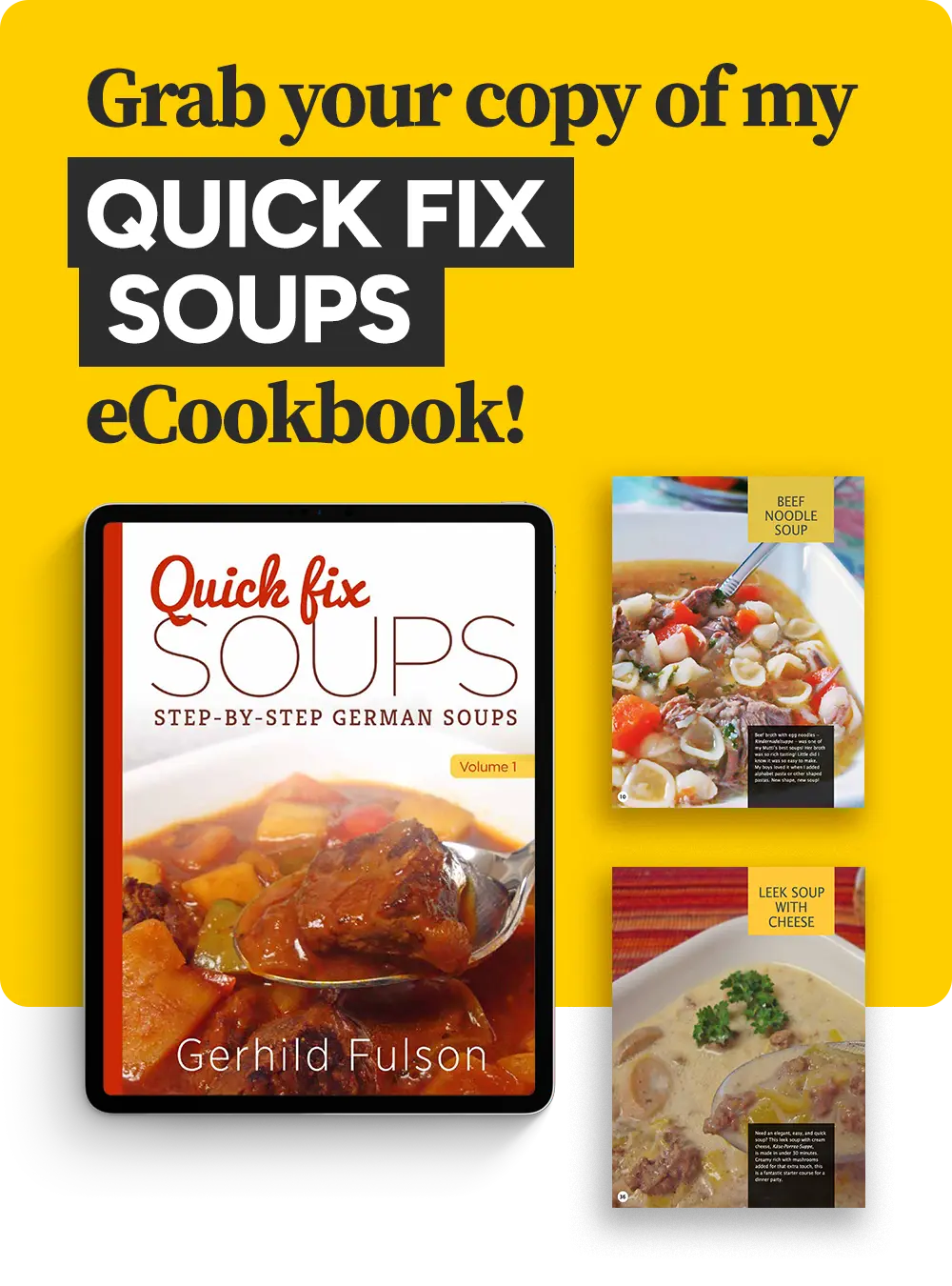Quick fix soups - eCookBook