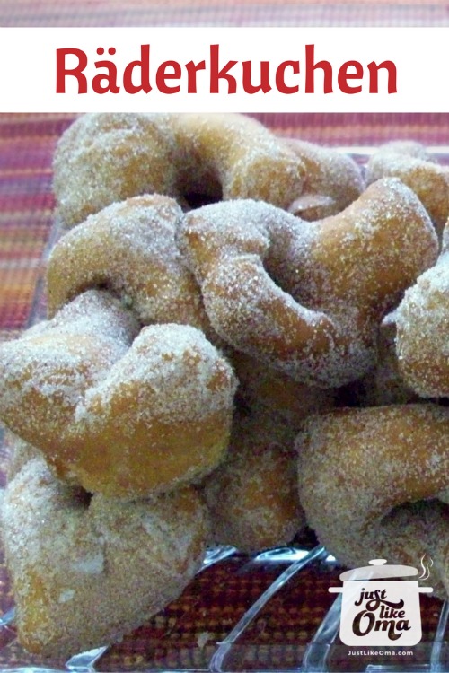 Mutti's Räderkuchen! Mini Donuts, made German-style.