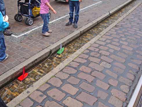 rain gutters in Freiburg