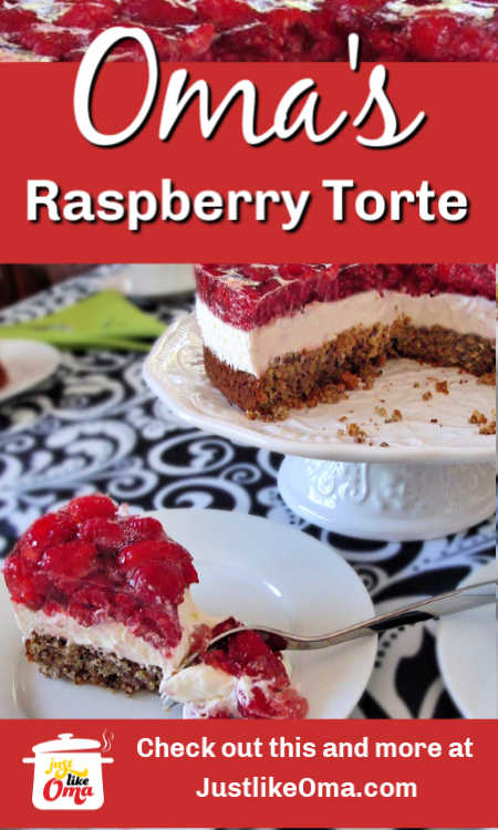 Wonderfully easy Raspberry Torte ...