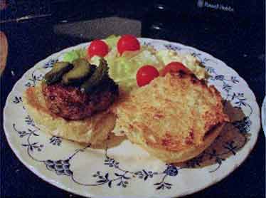 How to make hamburgers was Rich's (aka Eran's) next cooking skill to learn! They turned out great!