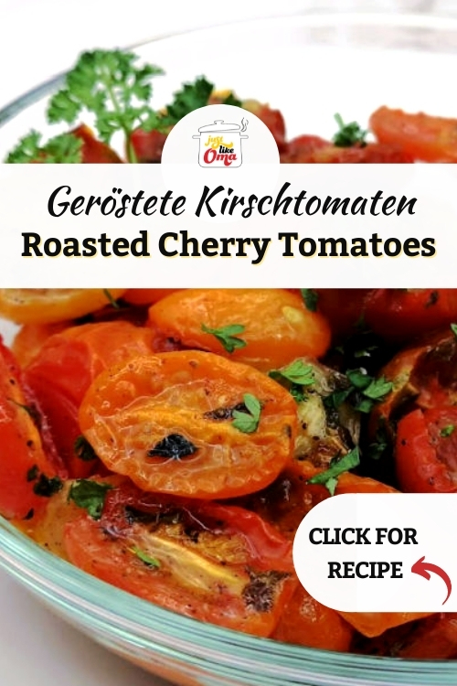 Here's the easy way how to roast cherry tomatoes in the oven. You’ll discover their natural flavor is concentrated and balanced by a gentle tang of acidity. It’s perfect for ‘out-of-season’ tomatoes!