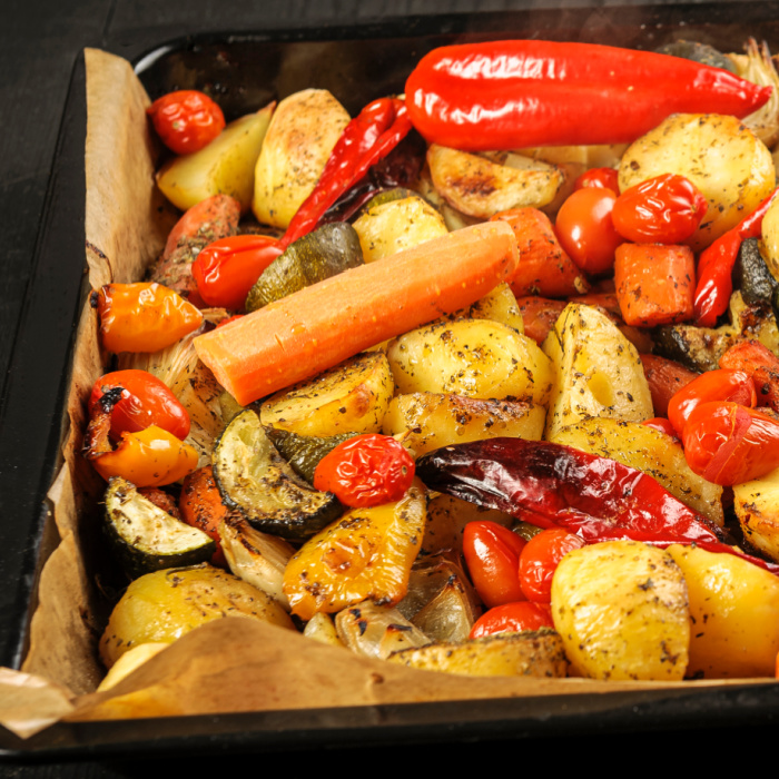 roasted mixed veggies