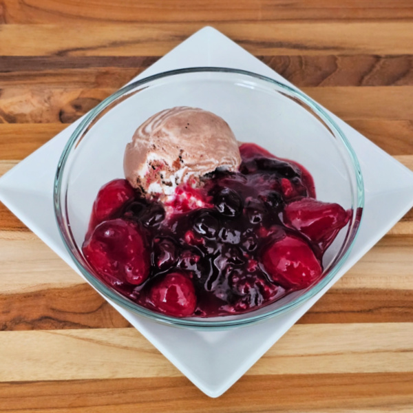 Rote Grütze with Ice Cream Rote Grütze with Ice Cream