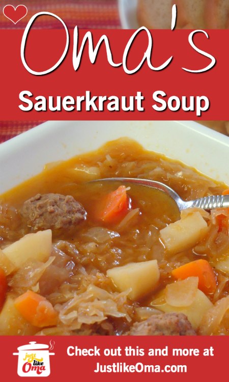 Sauerkraut Soup! Quick and especially easy!