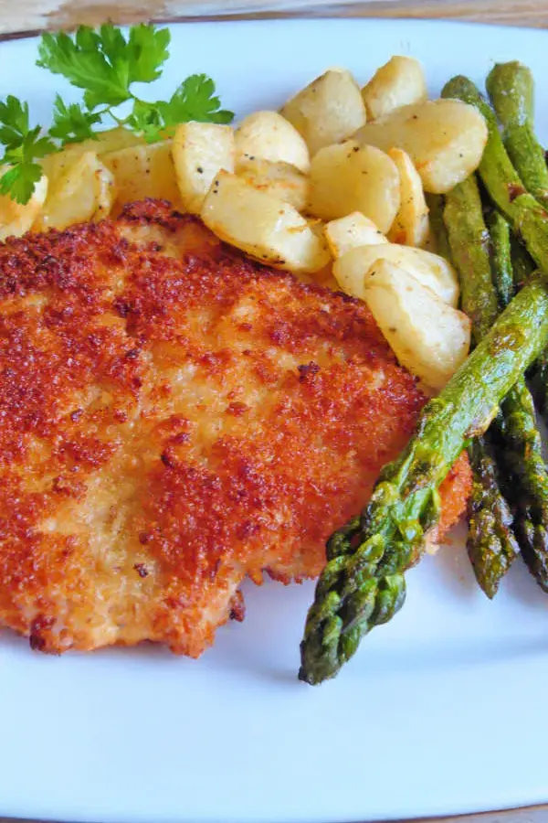 Schnitzel recipe with asparagus
