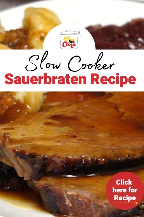 Oma&amp;#39;s Traditional Sauerbraten: Slow-Cooked Marinated Beef with Gravy