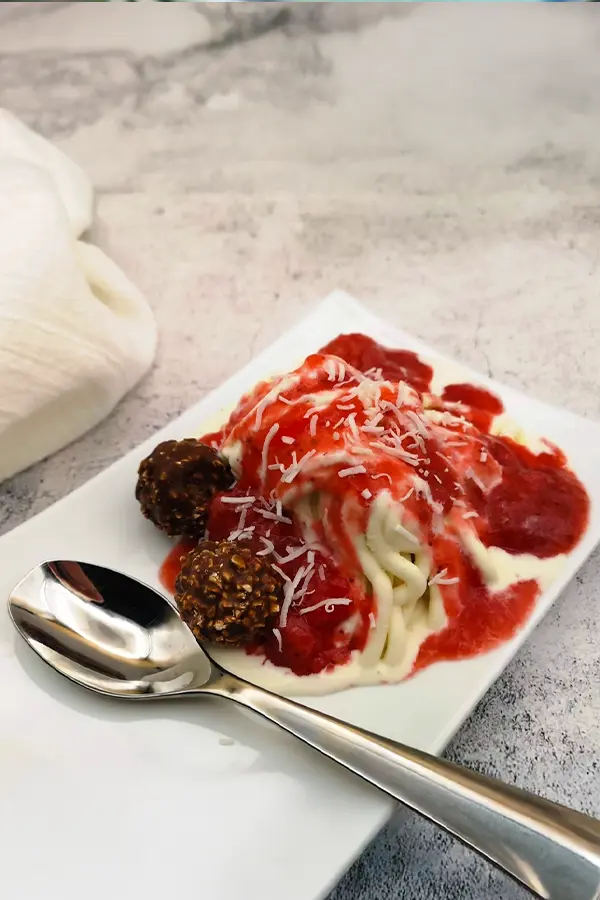Spaghetti Ice Cream