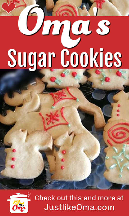 Sugar Cookies ... EASY! Perfect to make with your kids ... so delicious! https://www.quick-german-recipes.com/easy-sugar-cookie-recipe.html
#sugarcookies #germanfood #justlikeoma