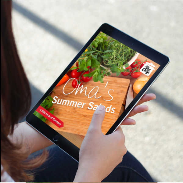 Oma's Summer Salads Recipes eCookbook on ipad Oma's Summer Salads Recipes eCookbook.