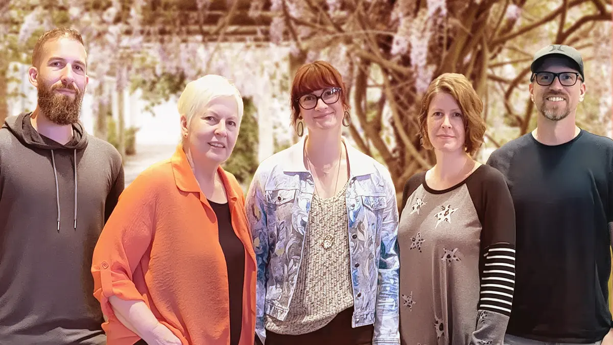 Just Like Oma Team - Eran, Gerhild, Lydia, Sylvie, Mike