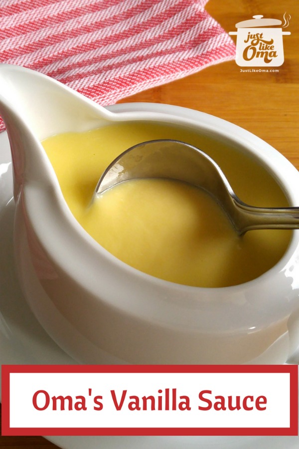 ️ German Vanilla Sauce Recipe (Vanillesosse) made Just like Oma