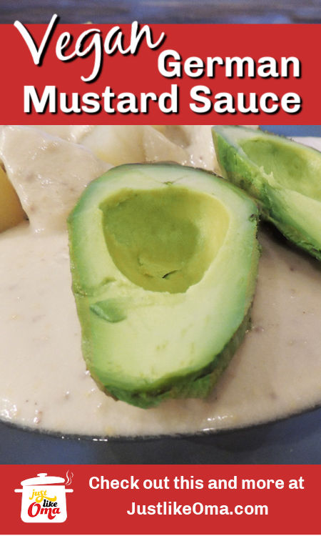 My quick vegan version of Oma's German mustard sauce will make everyone's taste buds jump for joy! In fact, you'll find 3 slightly different versions.