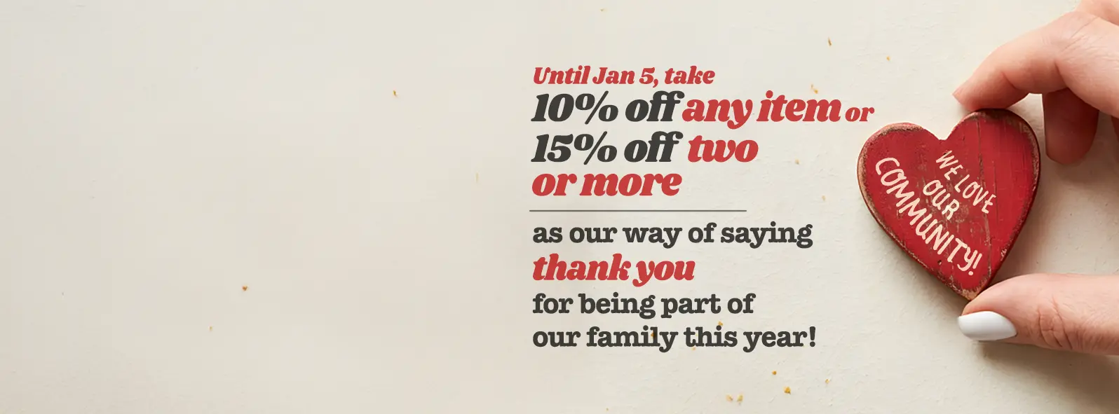 We love our community 2025 fb