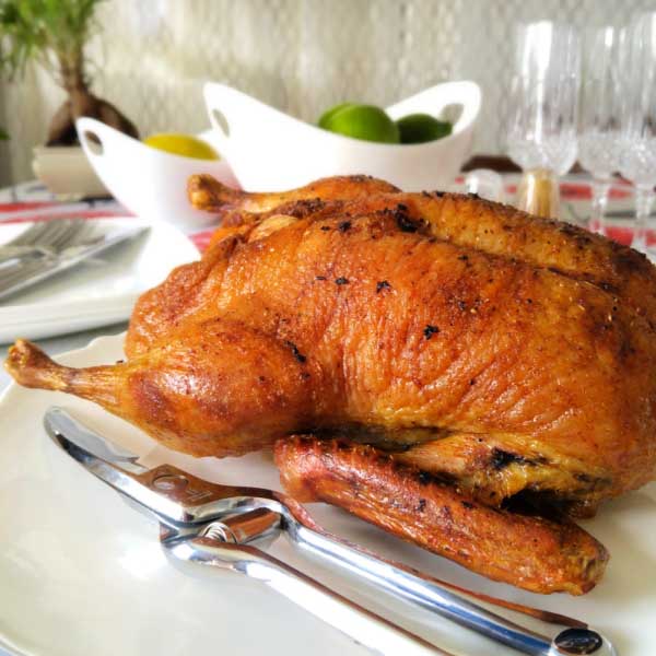 Whole roast duck