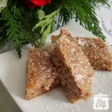 Mulled Wine Cookie Bars (Glühweinkuchen)