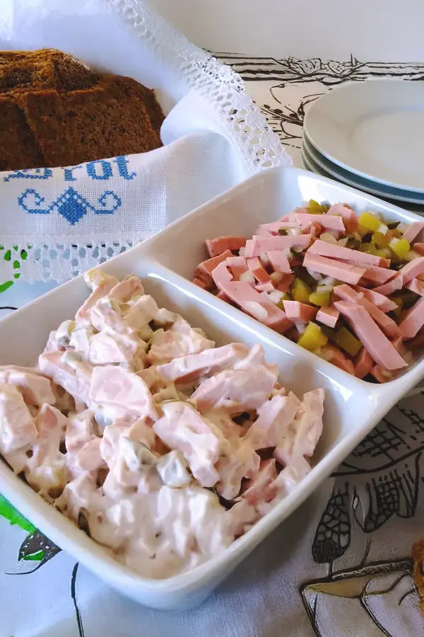 German Meat Salad Duo!