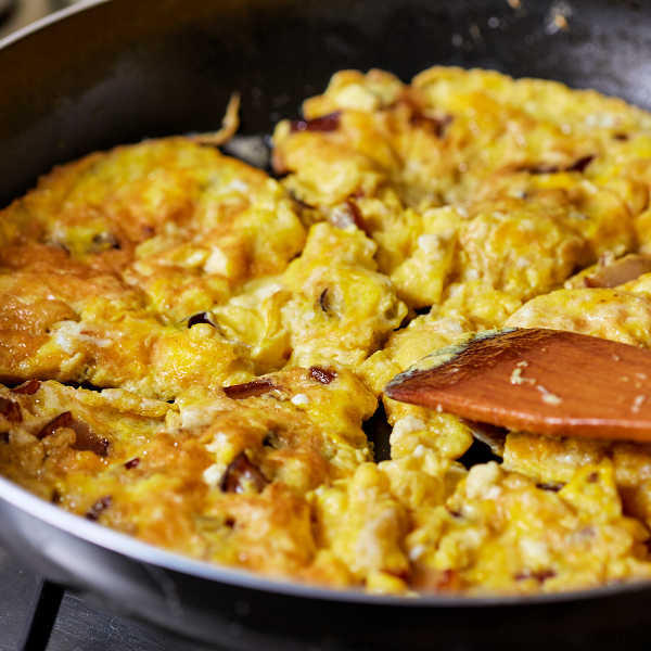 Oma's German Cheese Omelette Recipe that's perfect for breakfast, lunch. or supper.